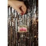 Gender reveal taart roze Kerstornament