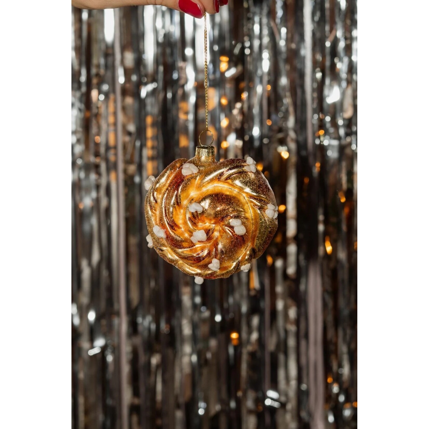 Kaneelbroodje Kerstornament