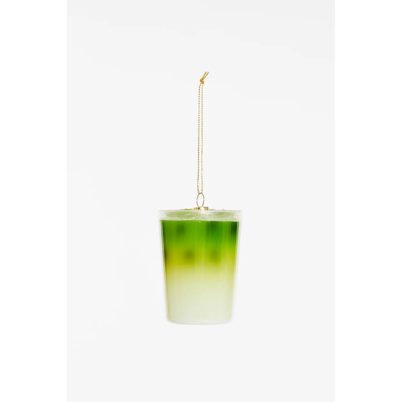 Yup in de boom Matcha Latte Kerstornament