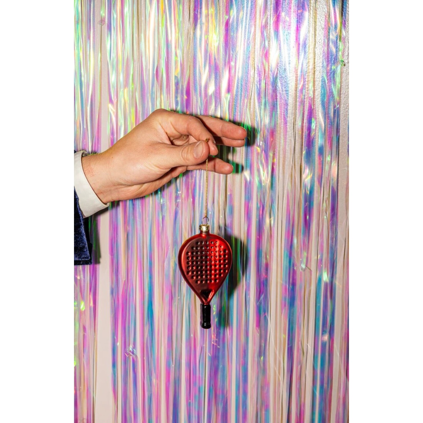 Yup in de boom Padelracket Kerstornament