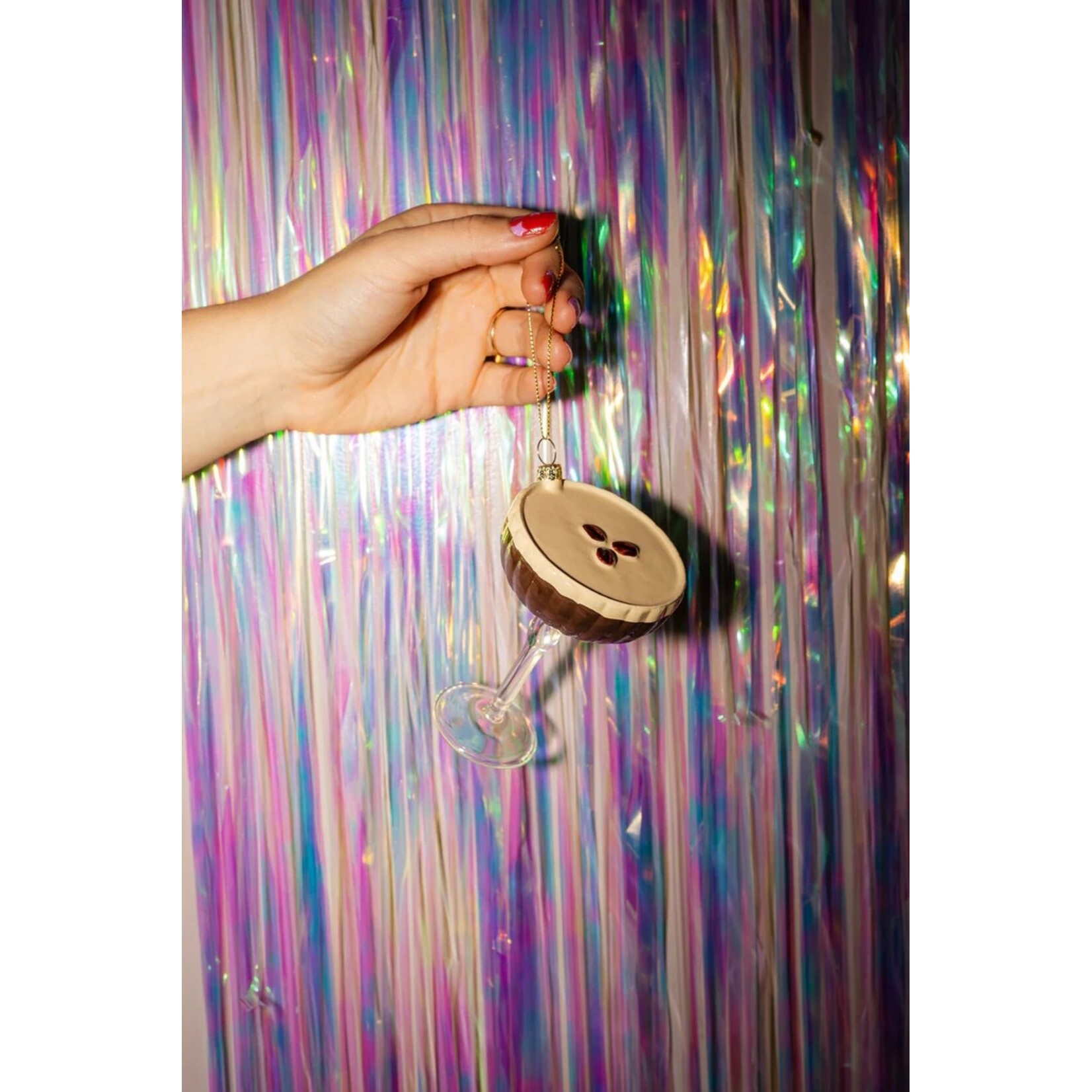 Yup in de boom Espresso Martini Kerstornament