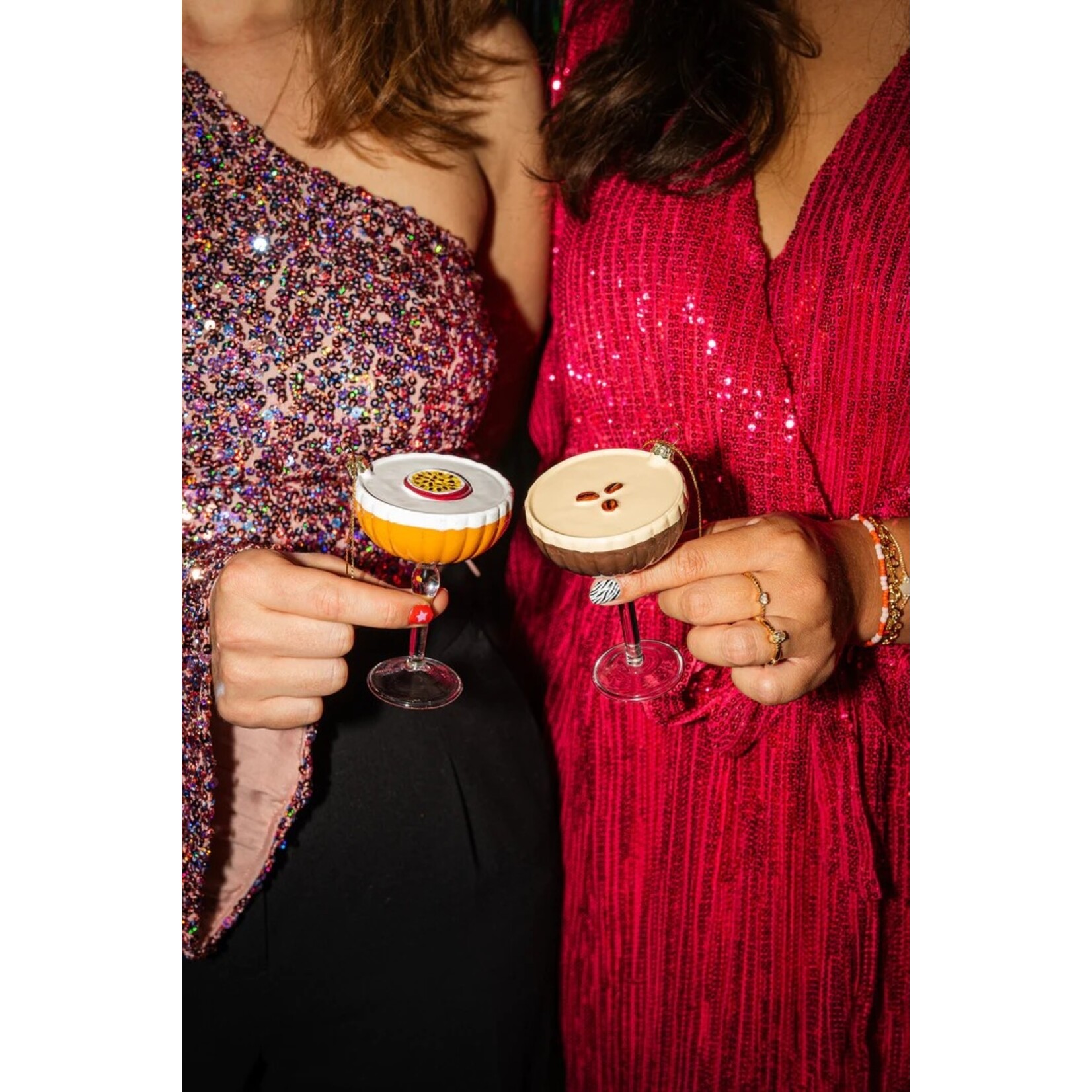 Yup in de boom Espresso Martini Kerstornament