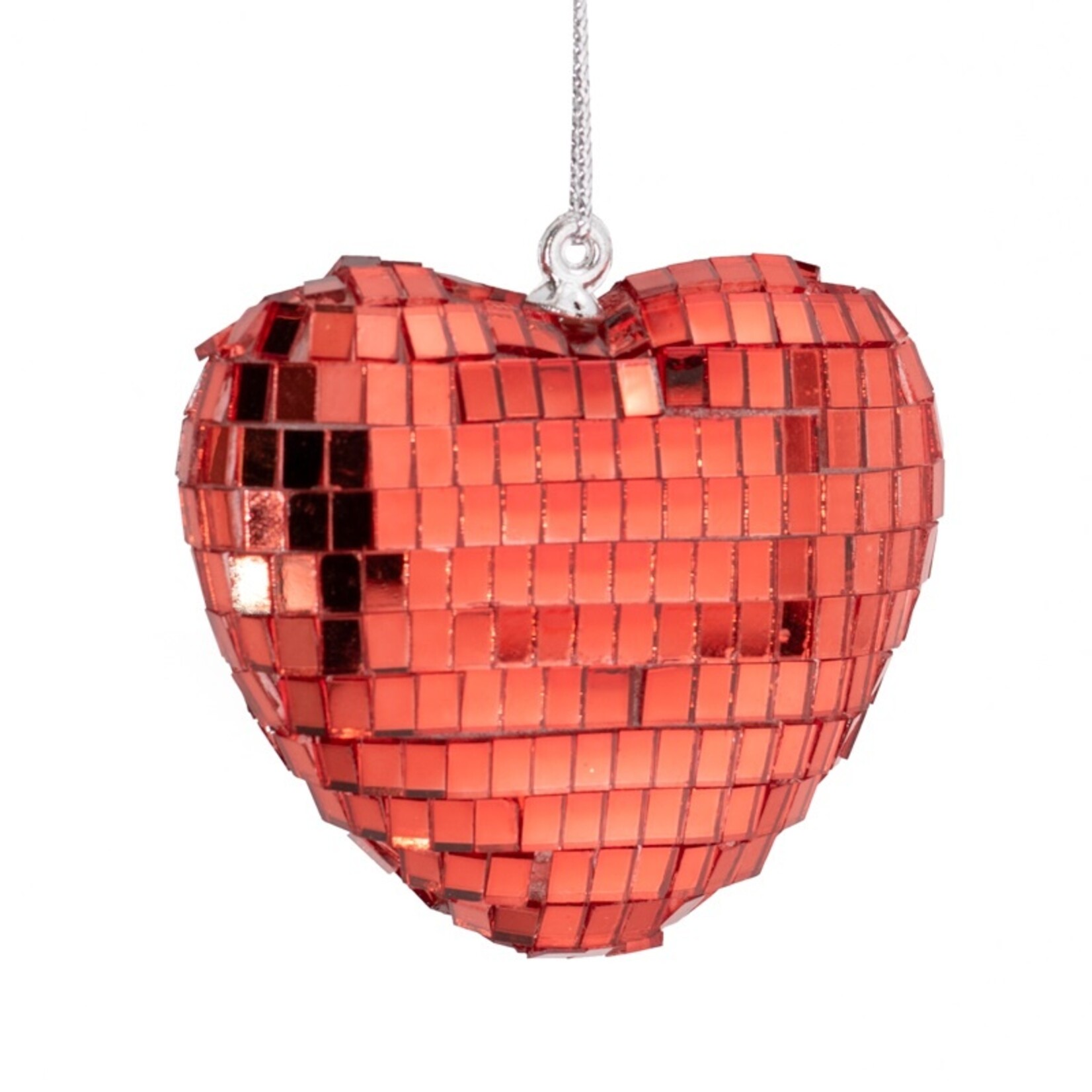 Homebound Hanger disco hart 6,5cm rood
