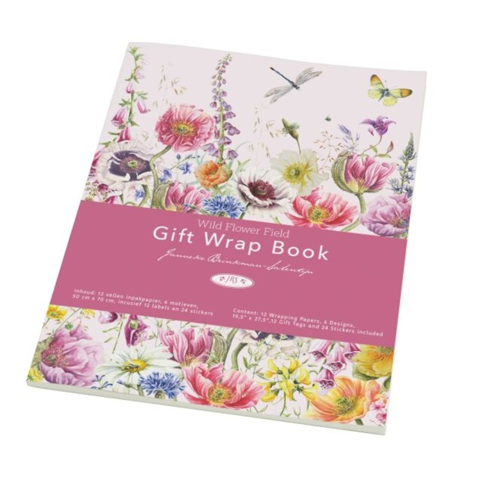 Cadeaupapier: Wild Flower Field, Janneke Brinkman-Salentijn FSC claim: FSC Mix Credit