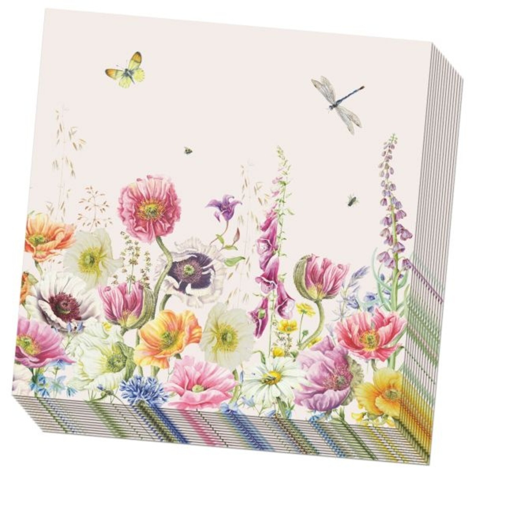 Servetten: Wild Flower Field, Janneke Brinkman-Salentijn