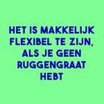 Homebound Tegeltje flexibel ruggengraat