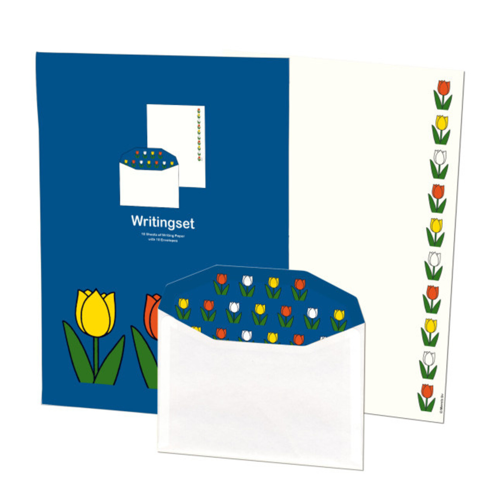 Briefpapier met enveloppen: Tulpen, Dick Bruna