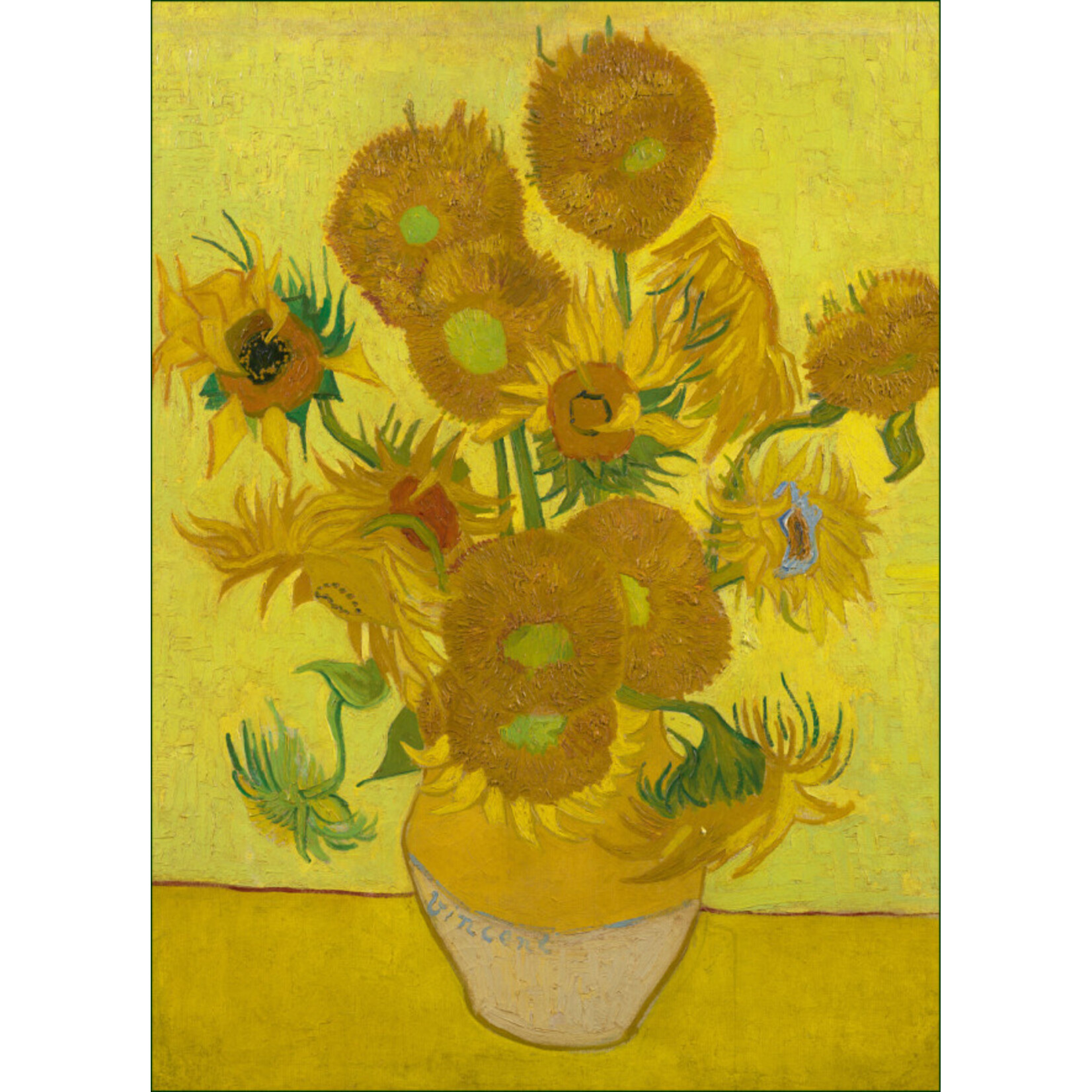 Puzzel (1.000 stukjes): Sunflowers, Vincent van Gogh, Van Gogh Museum