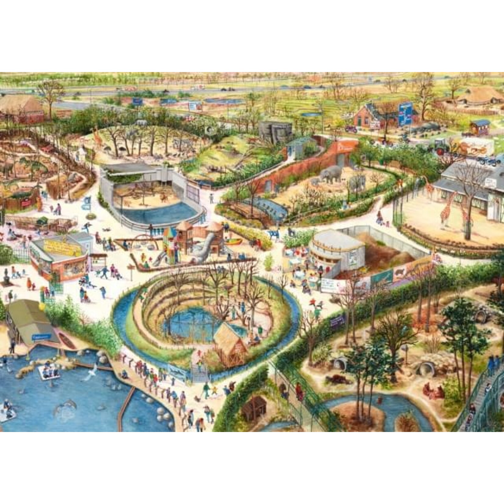 Puzzel (200 stukjes): Boek 'Nederland', Charlotte Dematons, Lemniscaat