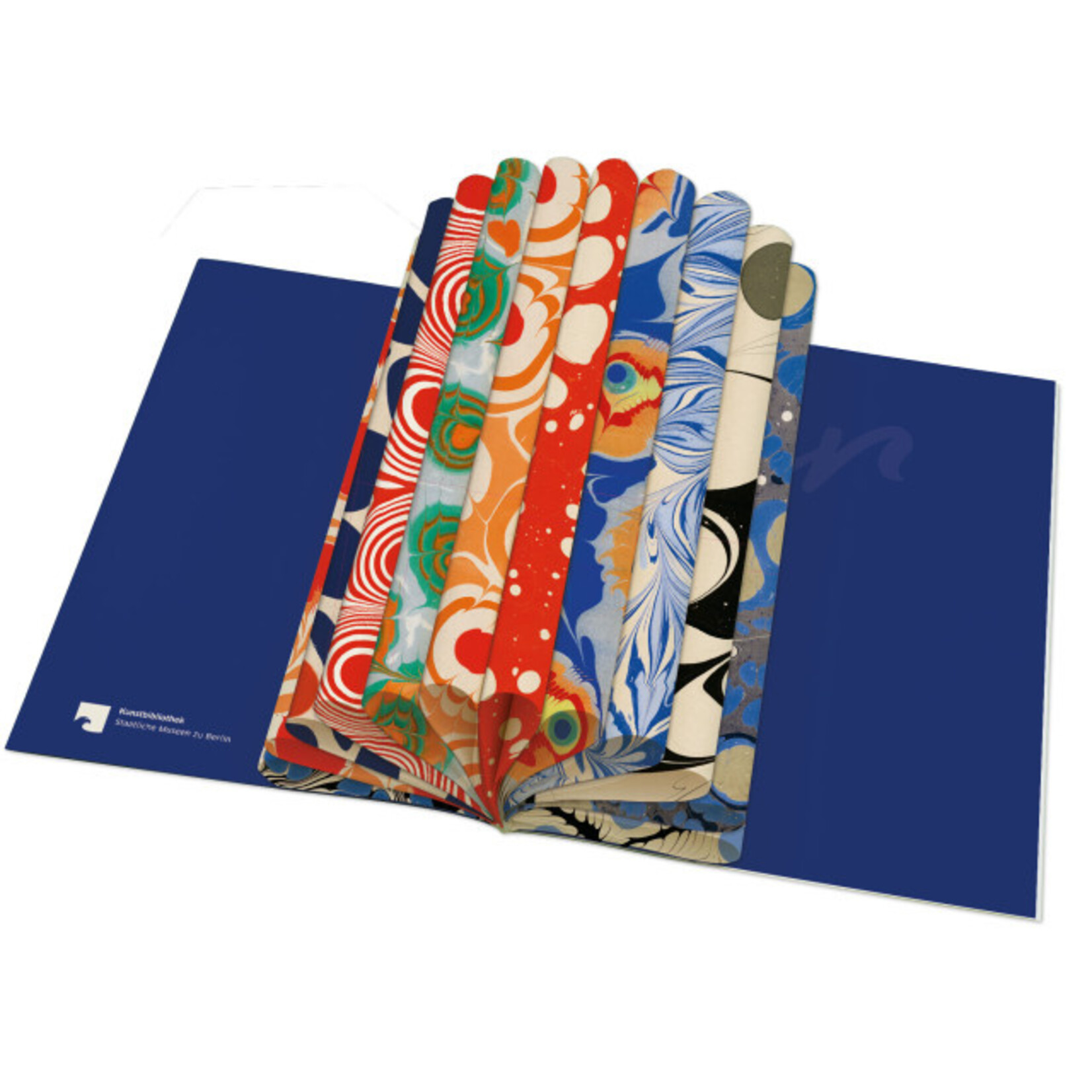 Cadeaupapier: Marble papers from the collection of the Kunstblibliothek