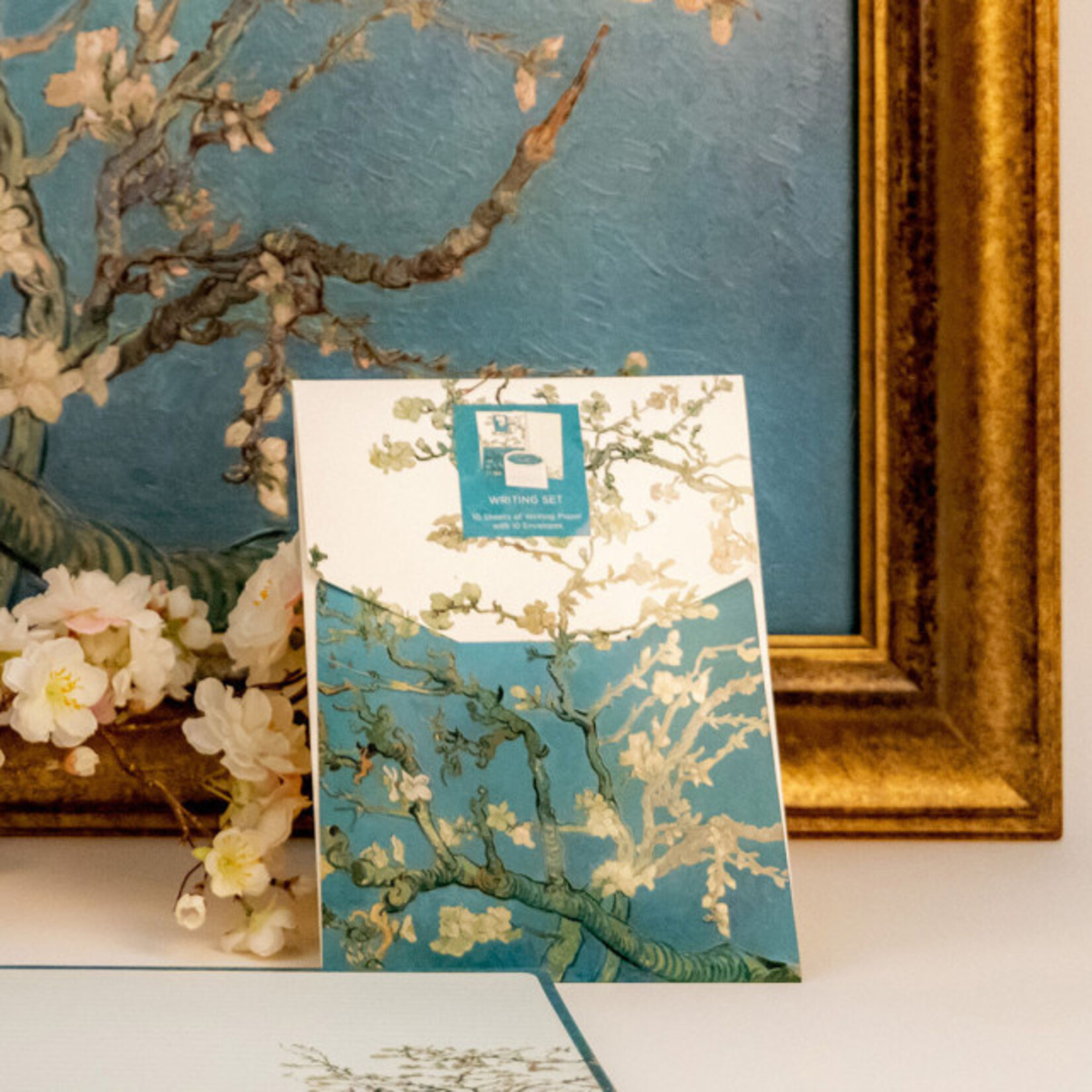Briefpapier met enveloppen: Almond blossom, Vincent van Gogh, Van Gogh Museum