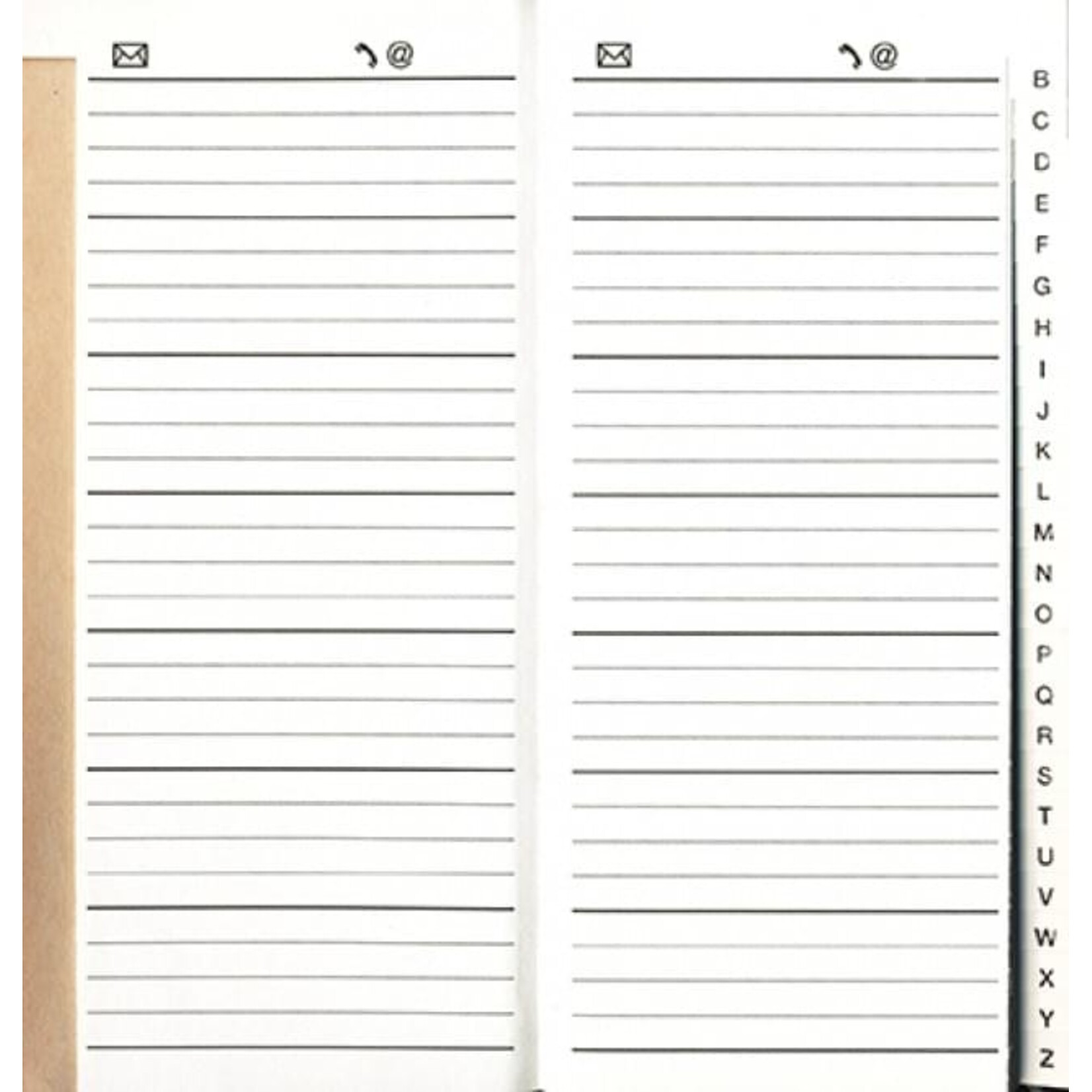 Adresboek: Combi Addressbook A6