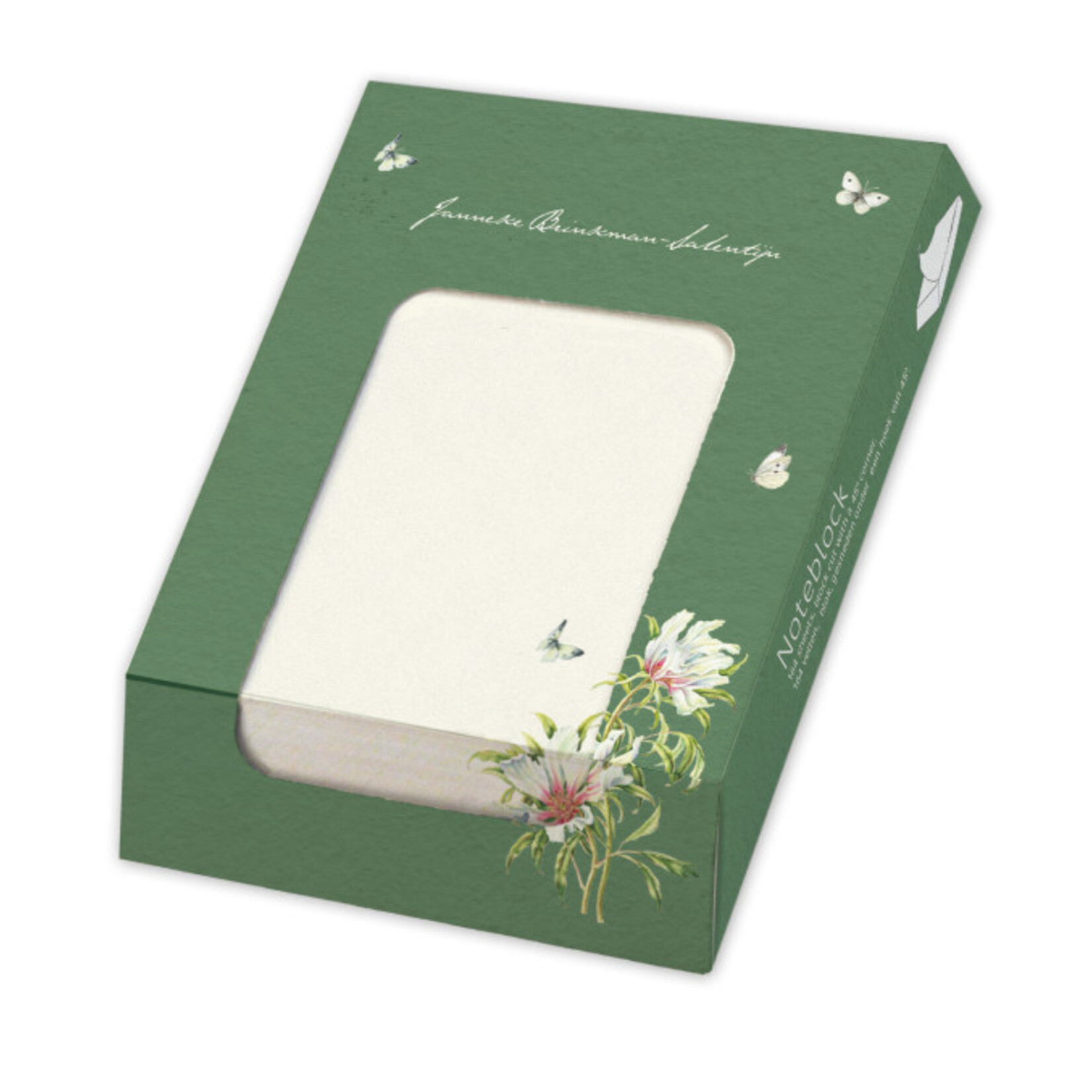 Memo blocnote: White Elegance, Janneke Brinkman-Salentijn