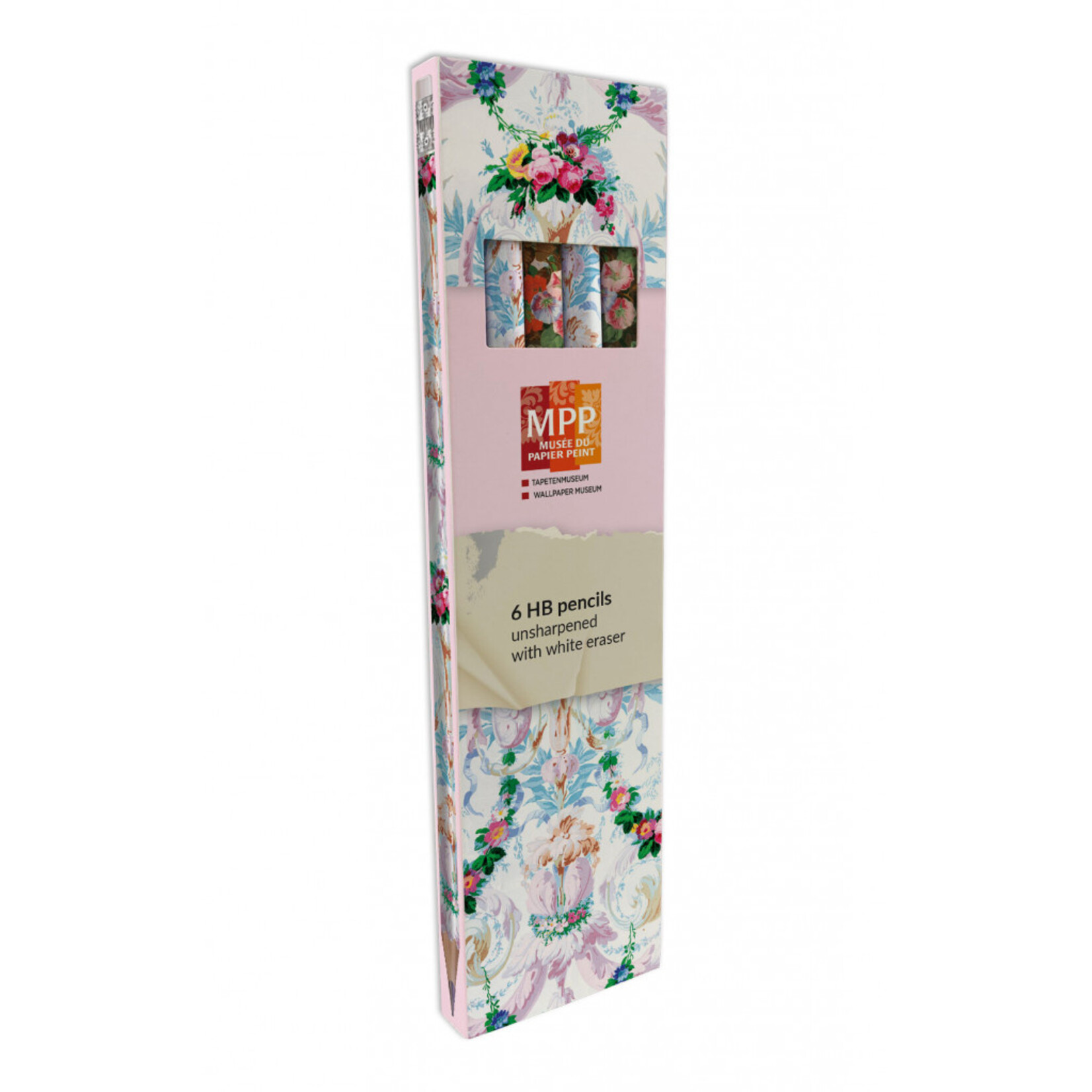 Potloden: Flowers, Musée du Papier Peint