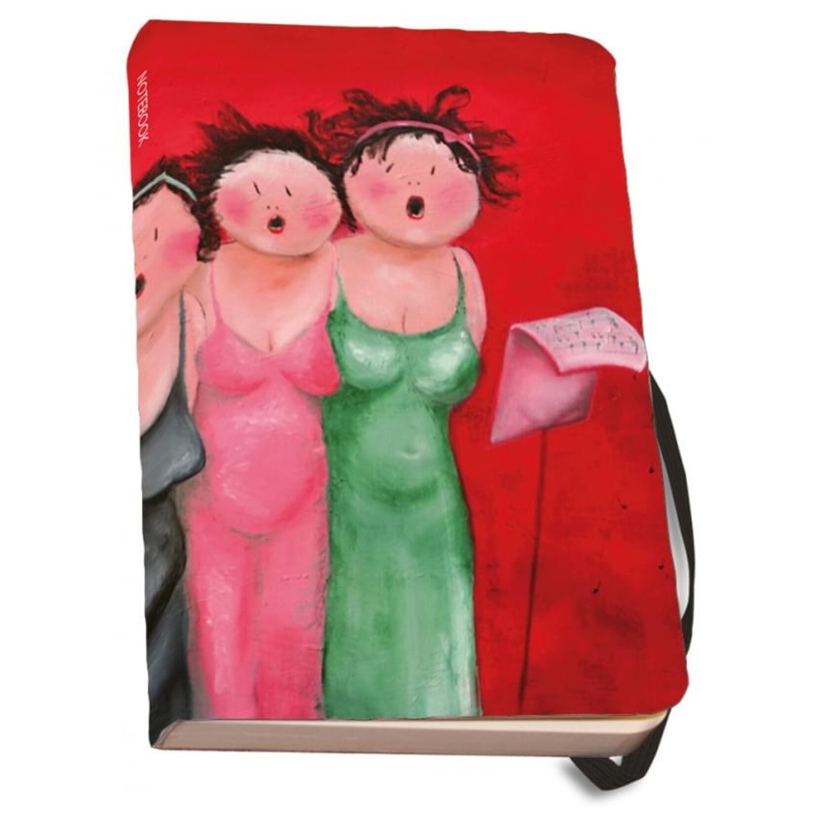 Notitieboek A6, zachte kaft: Uit volle borst, Judith Stam