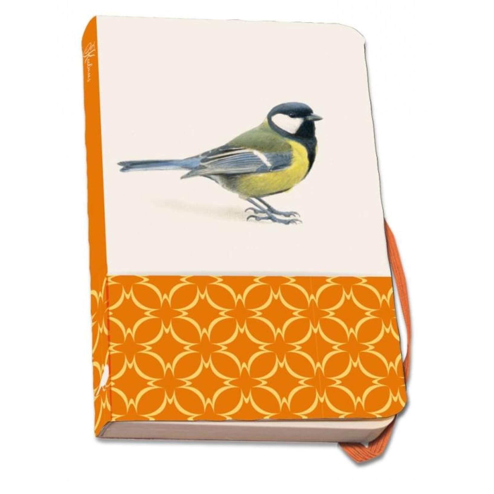 Notitieboek A6, zachte kaft: Koolmees, Elwin van der Kolk, Vogelbescherming - Natuurpunt