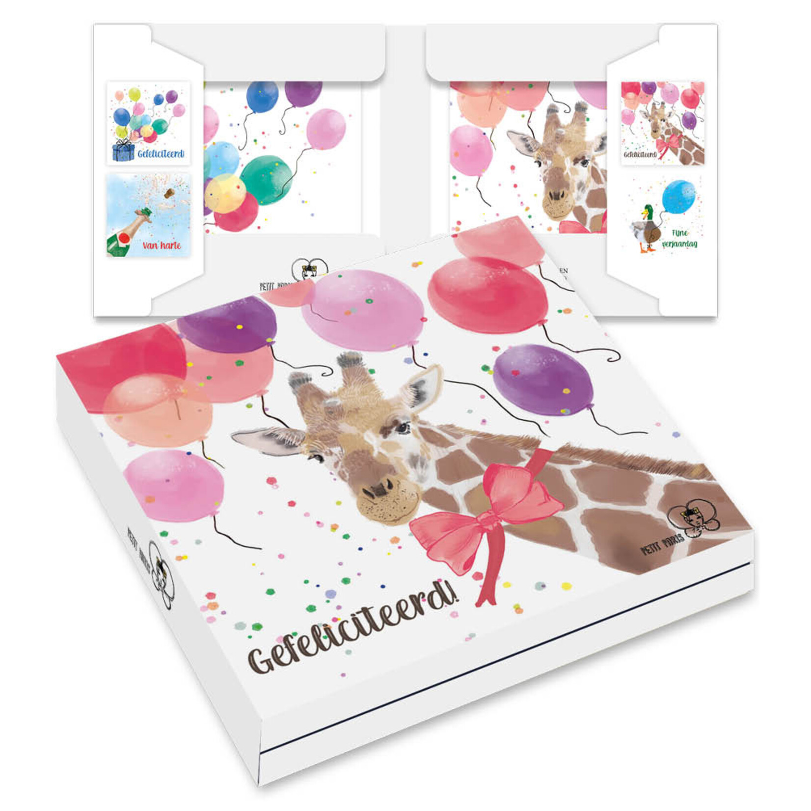 Kaartenmapje Petit Paris - Giraf