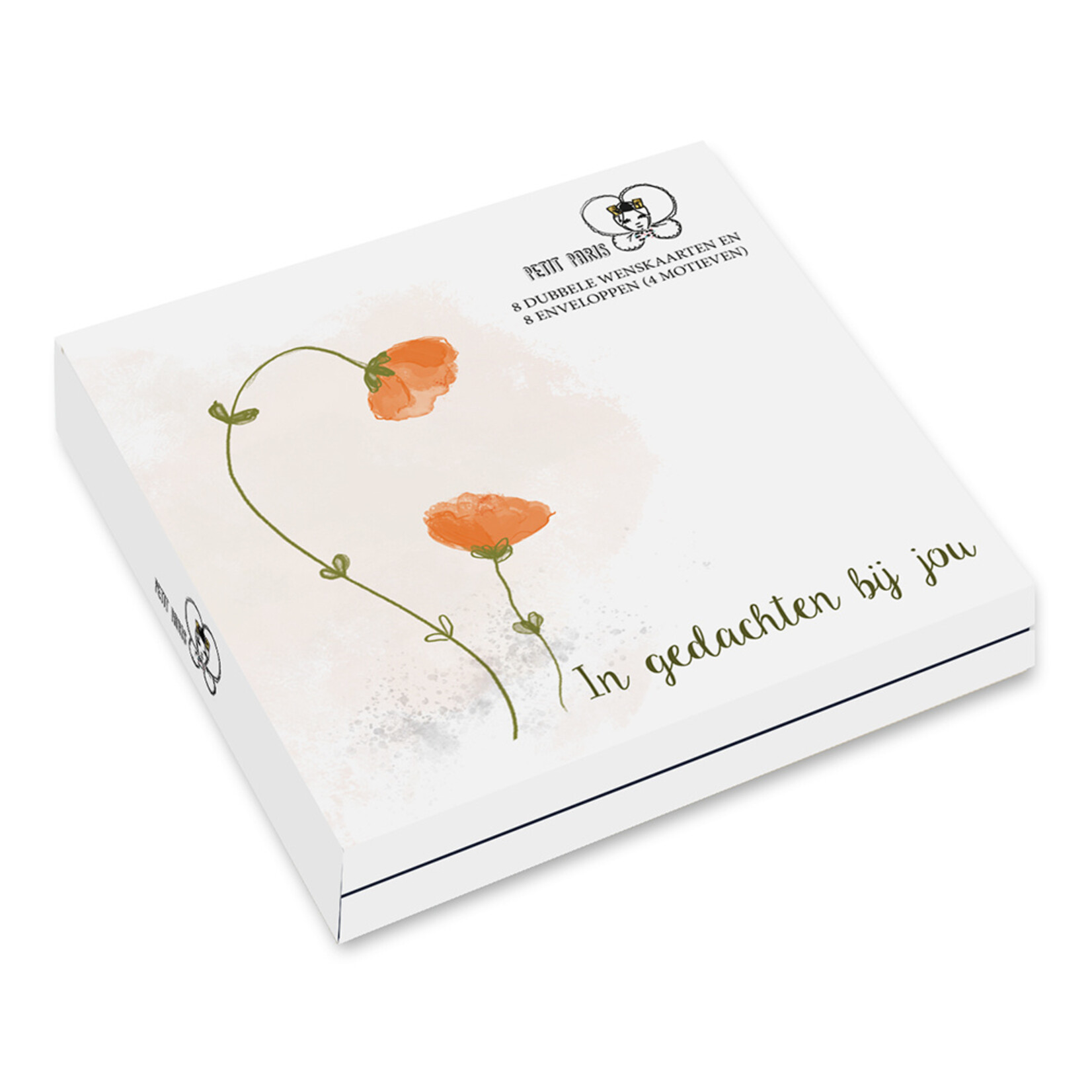 Kaartenmapje Petit Paris - Klaproos