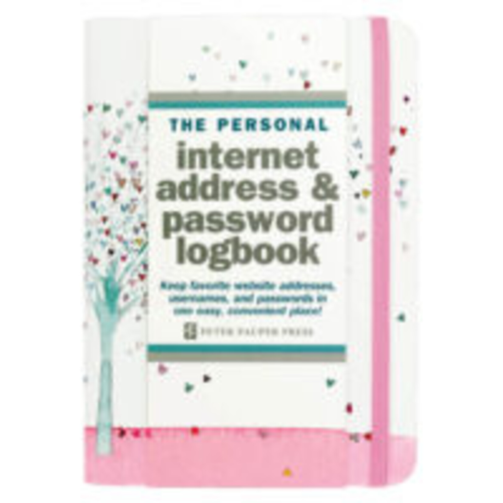 Peter Pauper Logbook Internet address & Password Peter Pauper Tree of Hearts