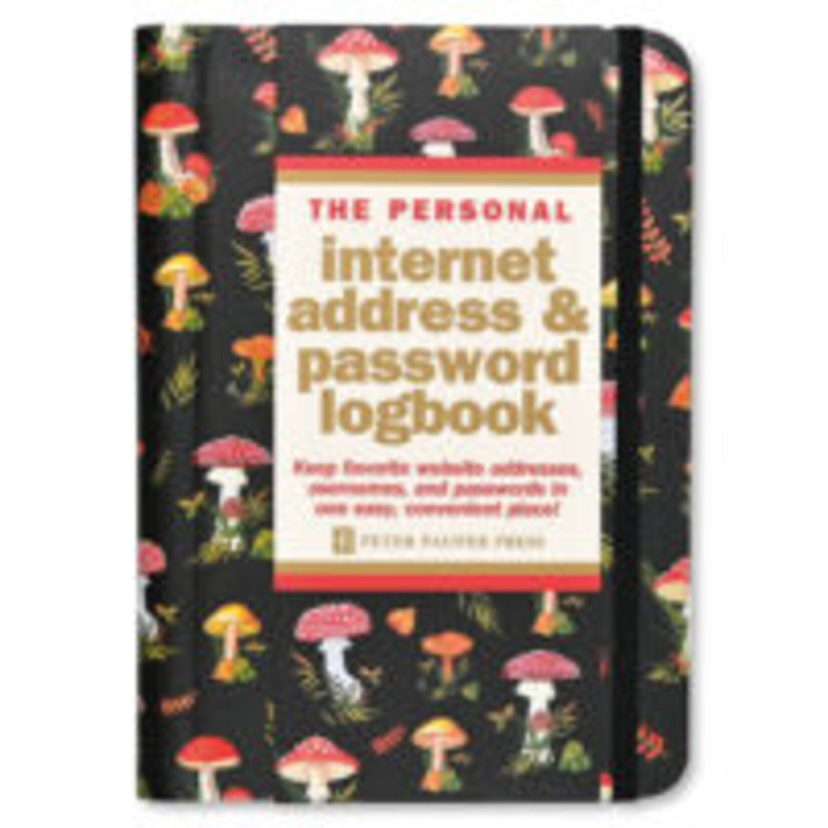 Peter Pauper Logbook Internet address & Password Peter Pauper Mushrooms