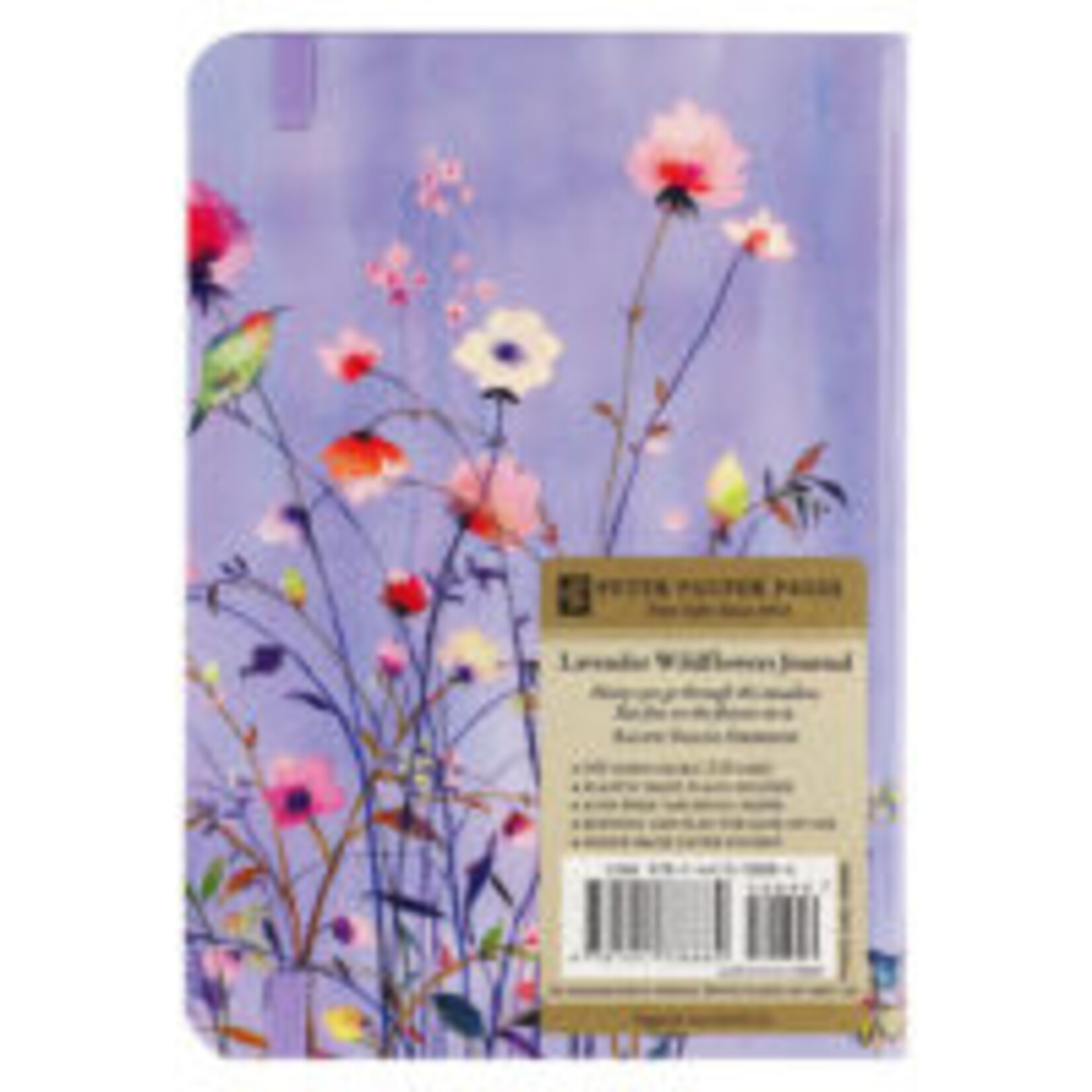 Peter Pauper Compact Journal Peter Pauper Lavender Wildflowers