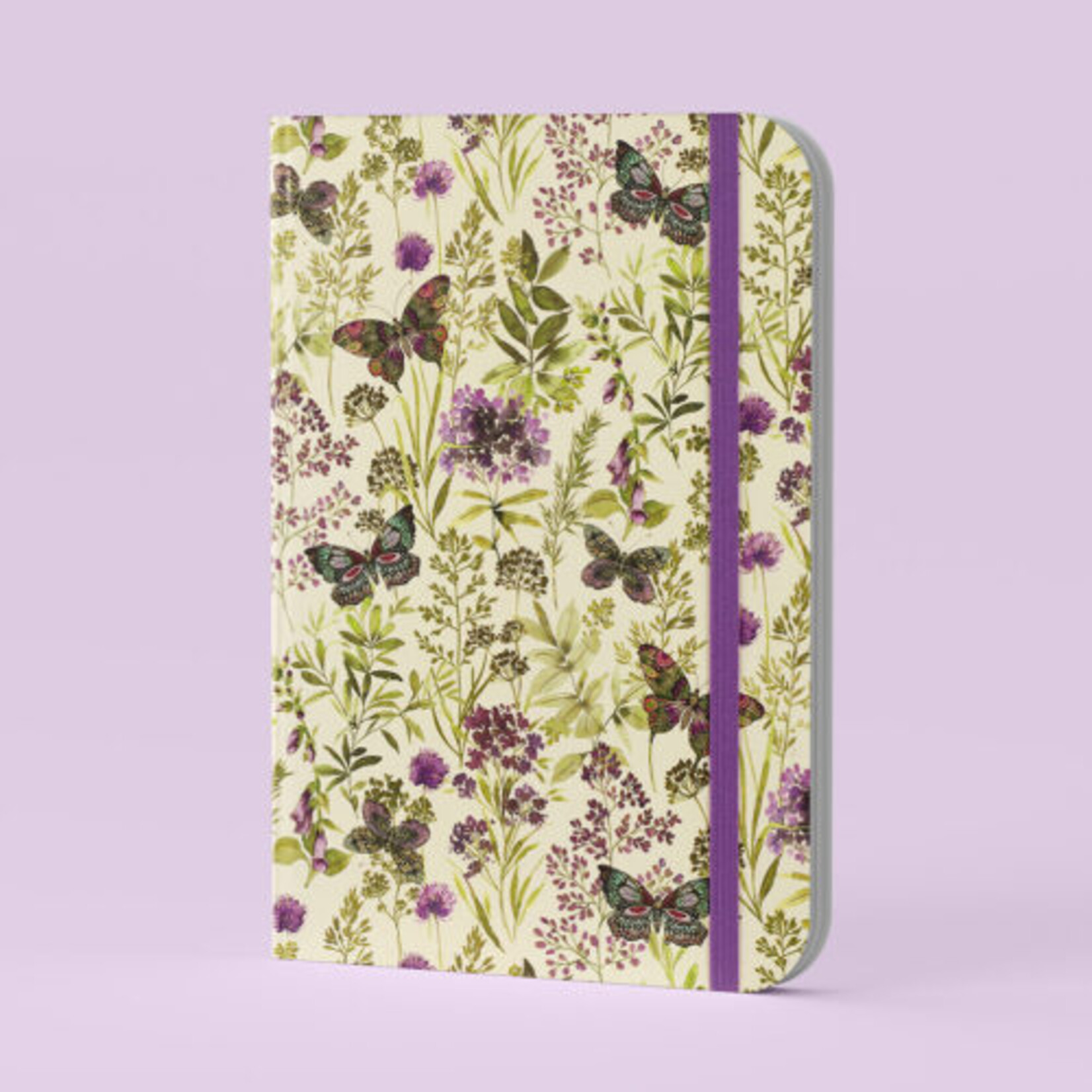 Peter Pauper Compact Journal Peter Pauper Amethyst Butterflies