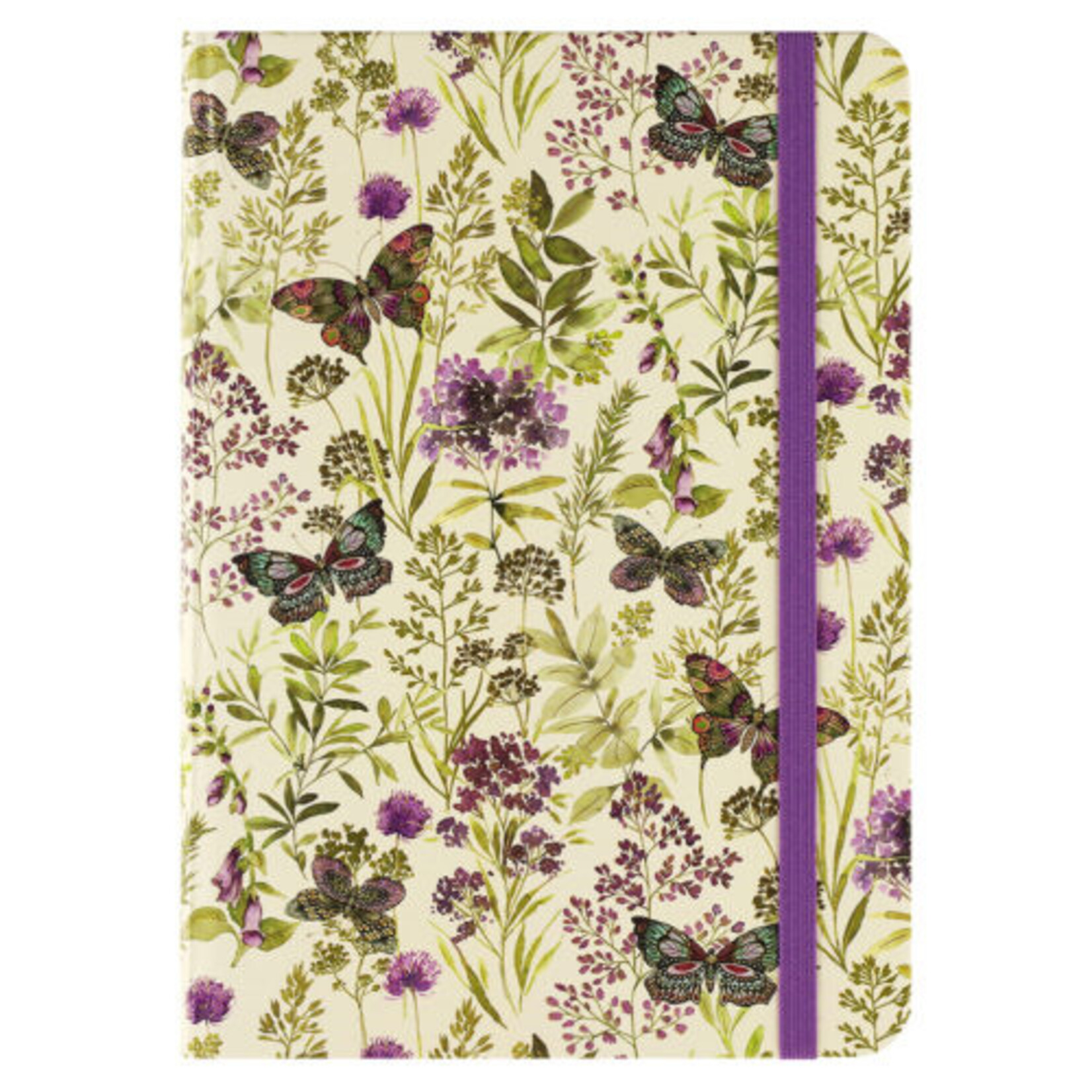 Peter Pauper Compact Journal Peter Pauper Amethyst Butterflies