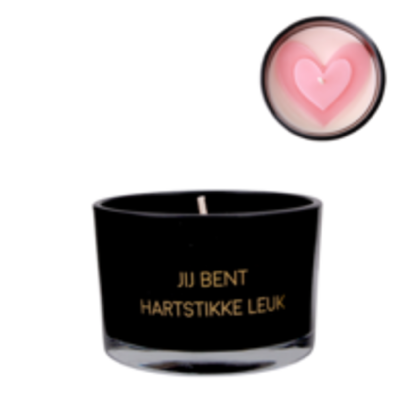 SOY CANDLE - JIJ BENT HARTSTIKKE LEUK