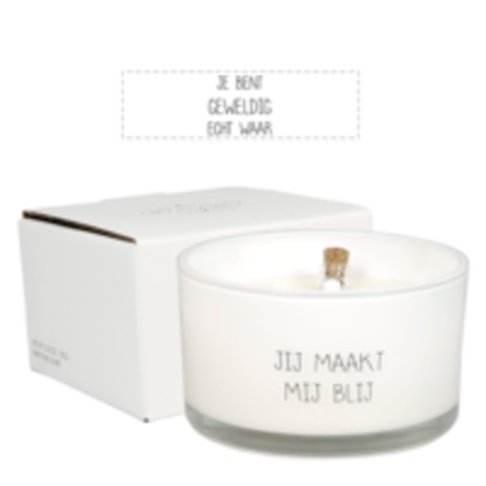 My Flame Lifestyle FLESSENPOST KAARS - JIJ MAAKT MIJ BLIJ