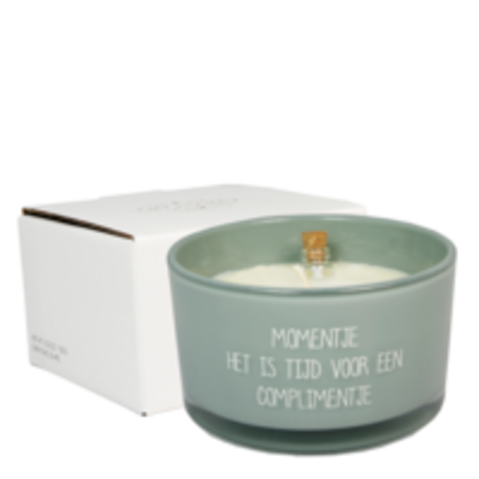 FLESSENPOST KAARS - MOMENTJE. HET IS TIJD VOOR EEN COMPLIMENT