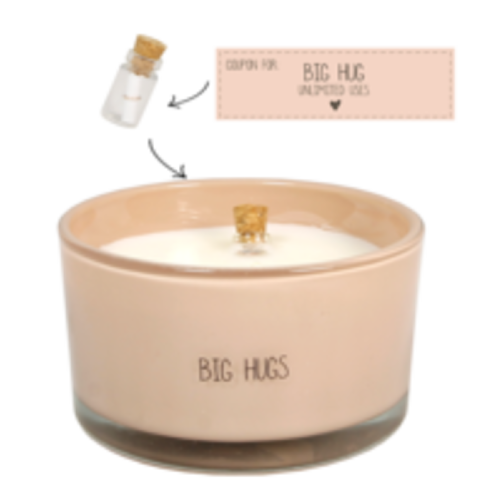 FLESSENPOST KAARS - BIG HUGS