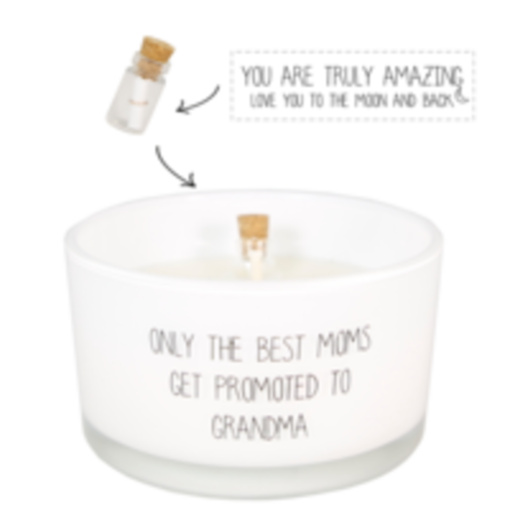 FLESSENPOST KAARS - ONLY THE BEST MOMS GET PROMOTED TO GRAND