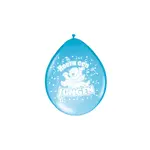 Ballonnen Hoera een jongen 8/ 30cm