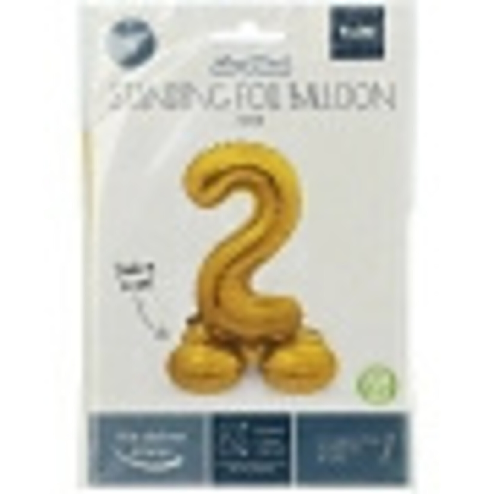 Staande cijferballon 2