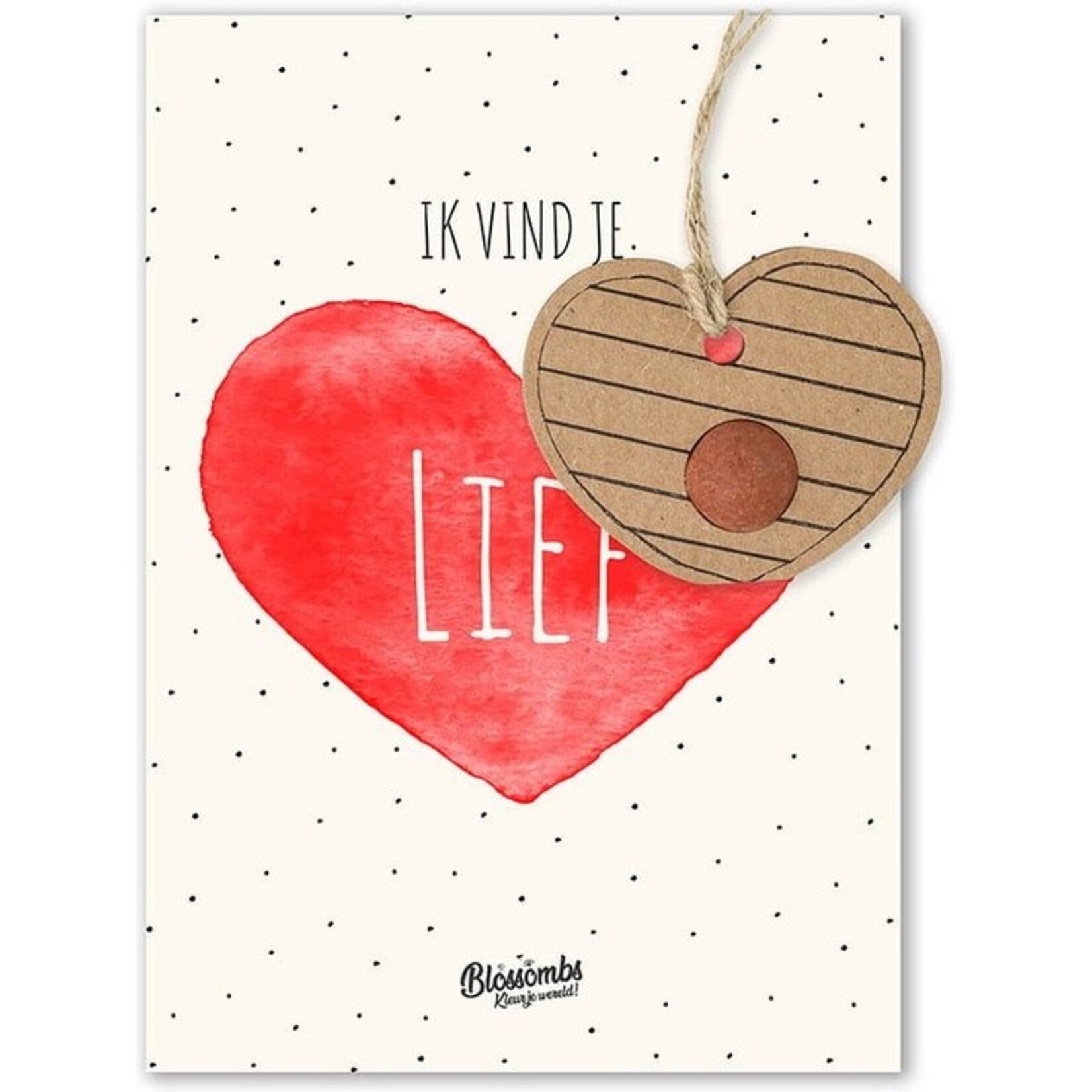 Blossombs hanger - Ik vind je lief