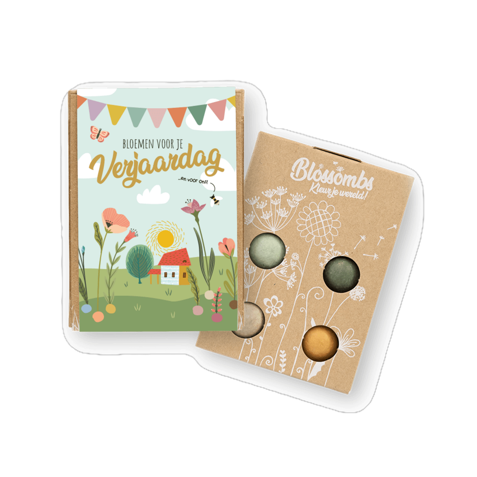 Blossombs card - 1001 bloemetjes bedankt