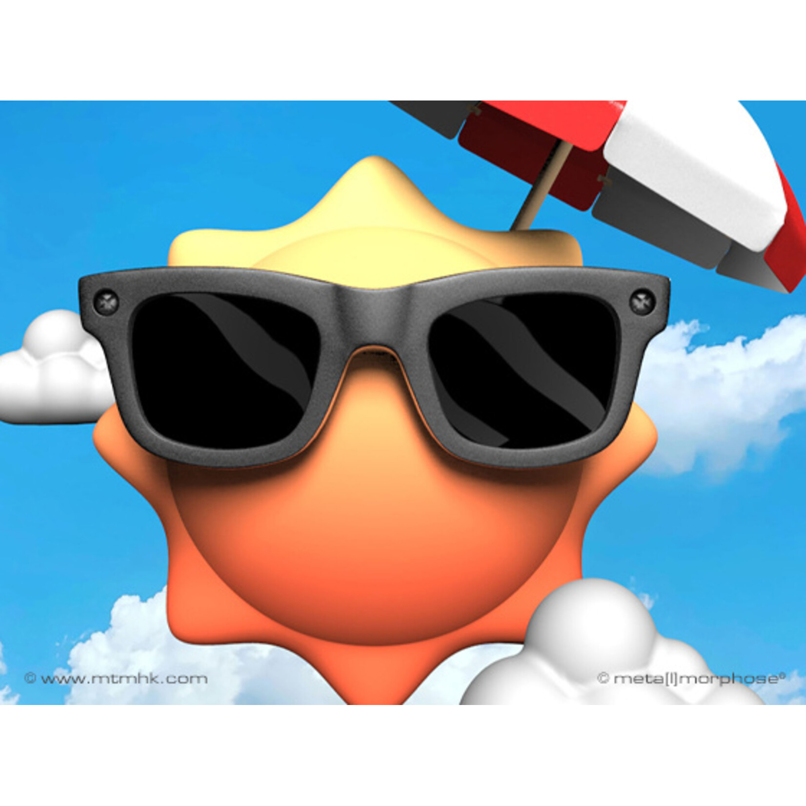 Metalmorphose SLEUTELHANGER ZONNEBRIL METALMORPHOSE