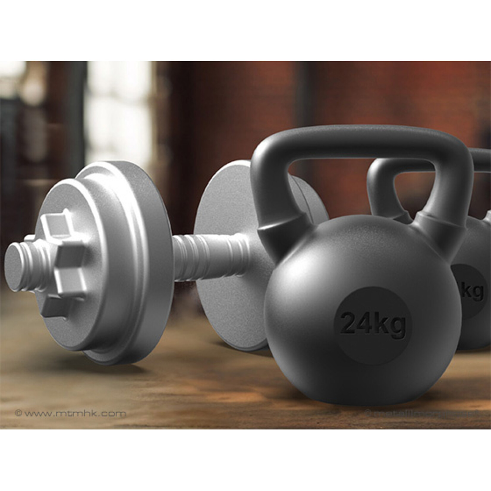 Metalmorphose Dumbbell Key Ring