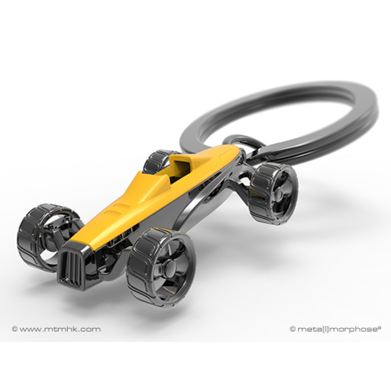 Metalmorphose YELLOW CONCEPT CAR KEYRING