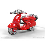 Metalmorphose BRIGHT RED SCOOTER KEYRING