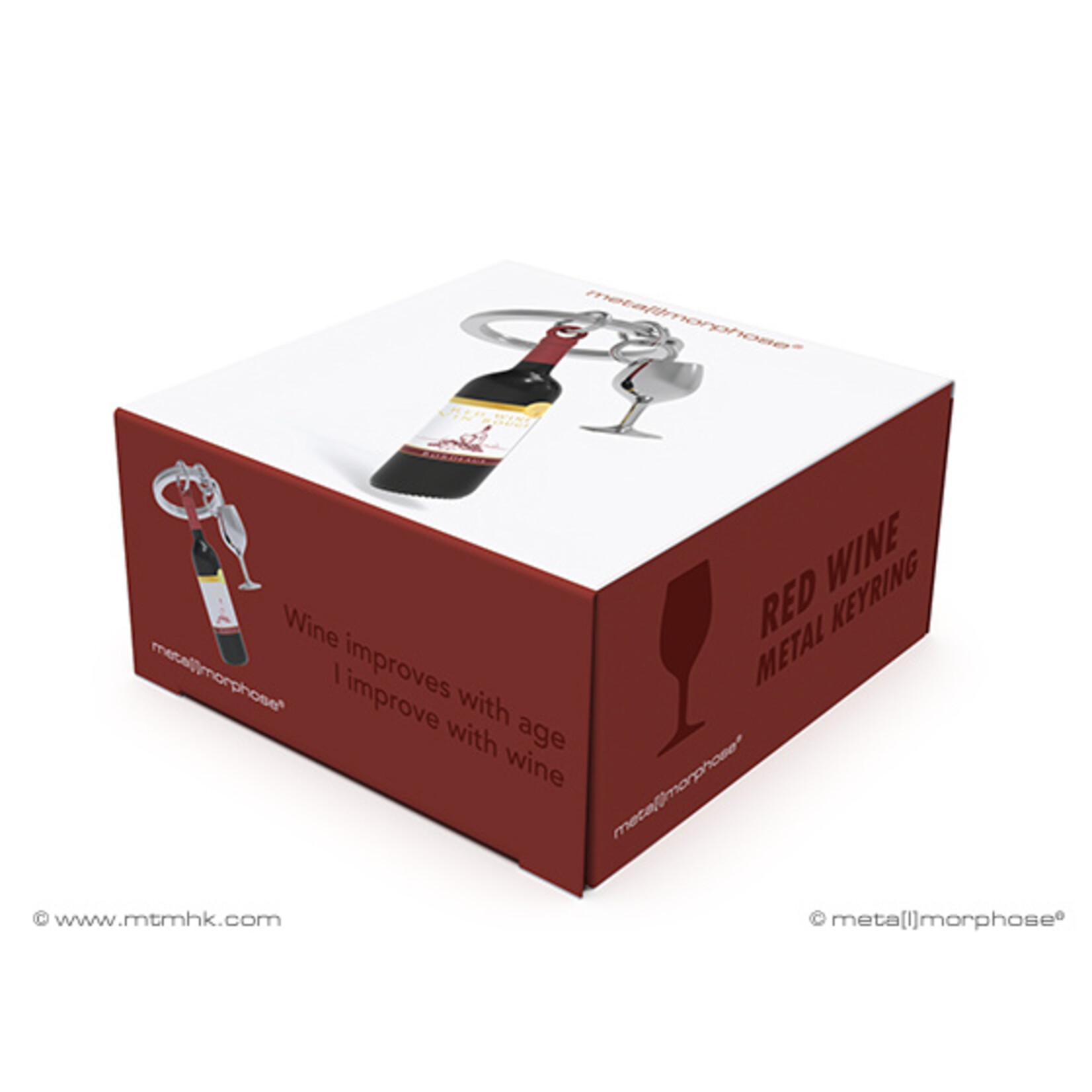 Metalmorphose RED WINE KEYRING