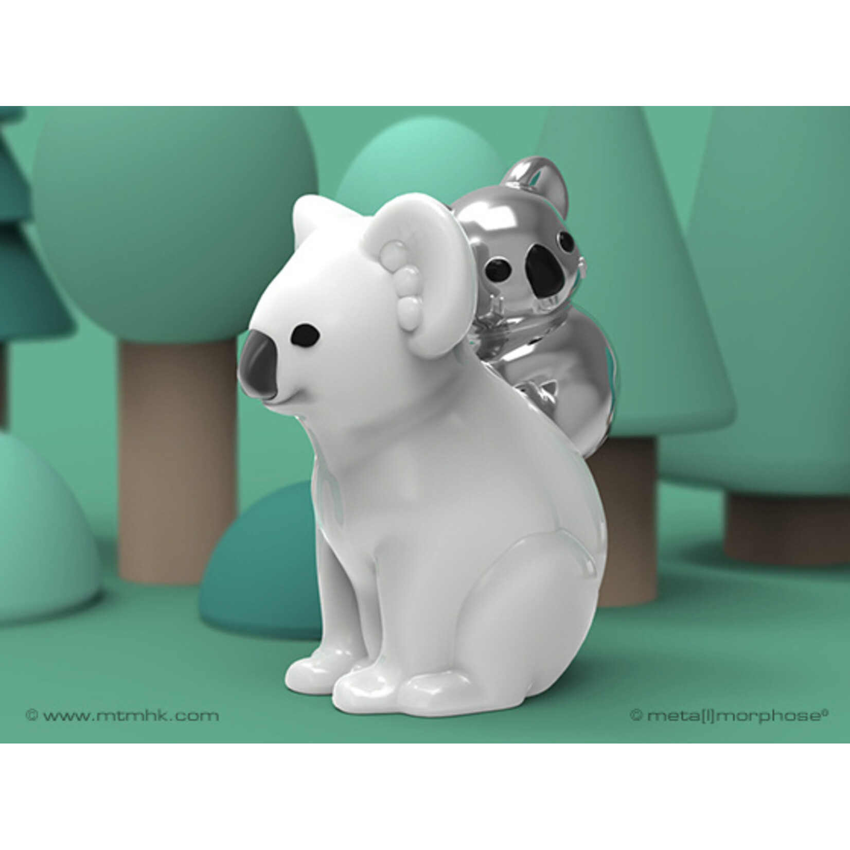 Metalmorphose KOALA FAMILY KEYRING
