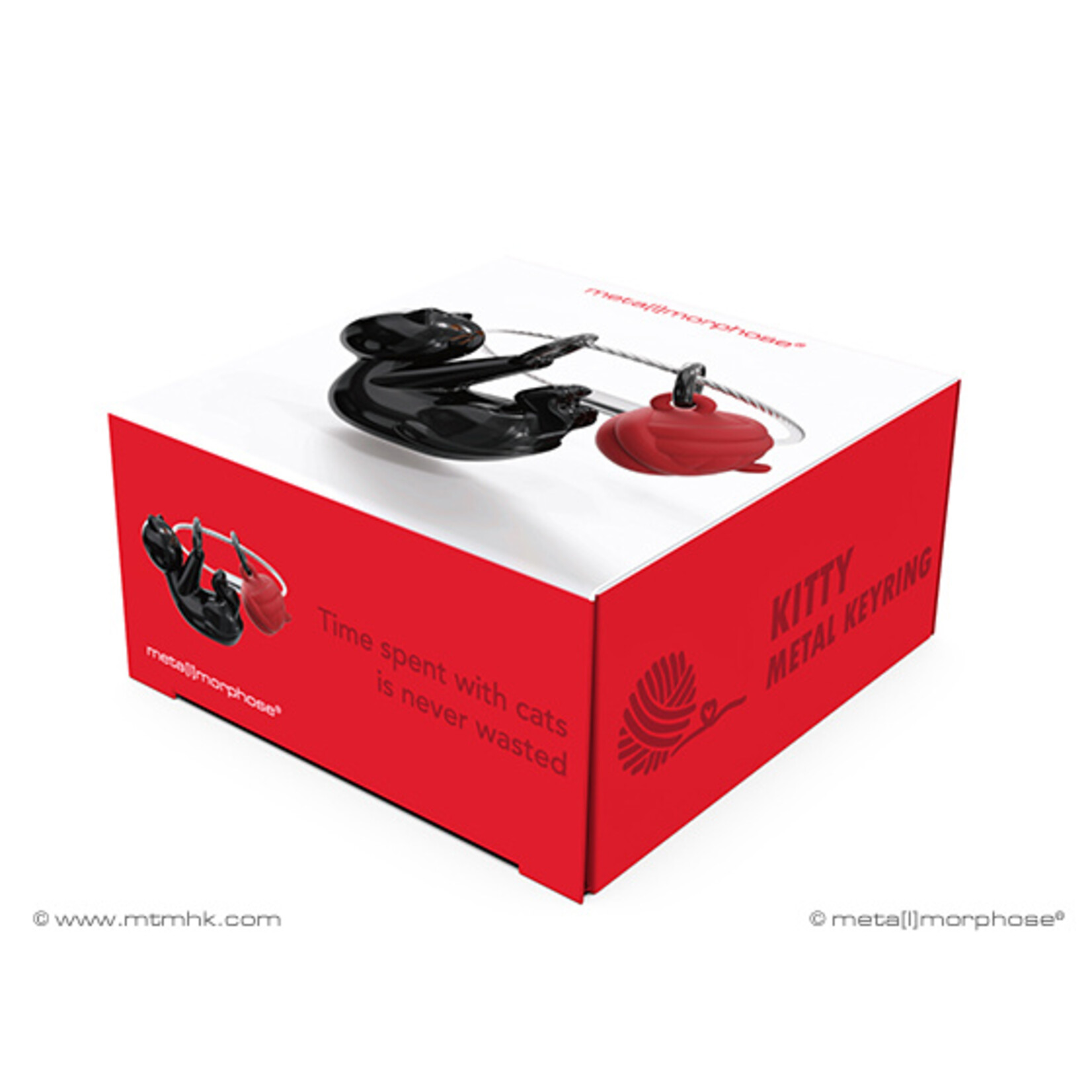 Metalmorphose BLACK CAT KEYRING