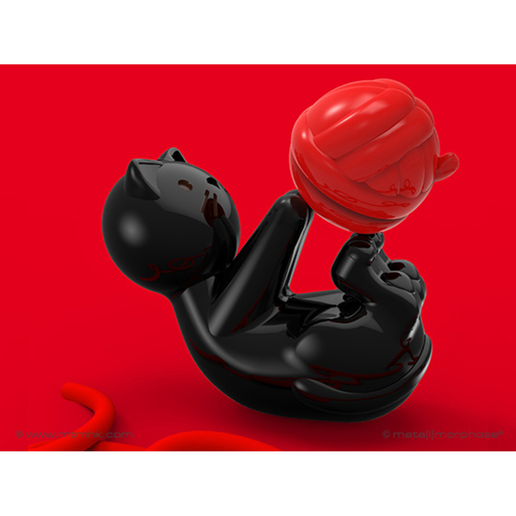 Metalmorphose BLACK CAT KEYRING