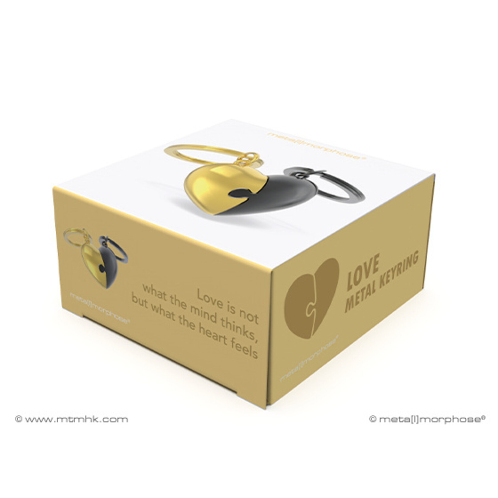 Metalmorphose PUZZLE HEART KEYRING