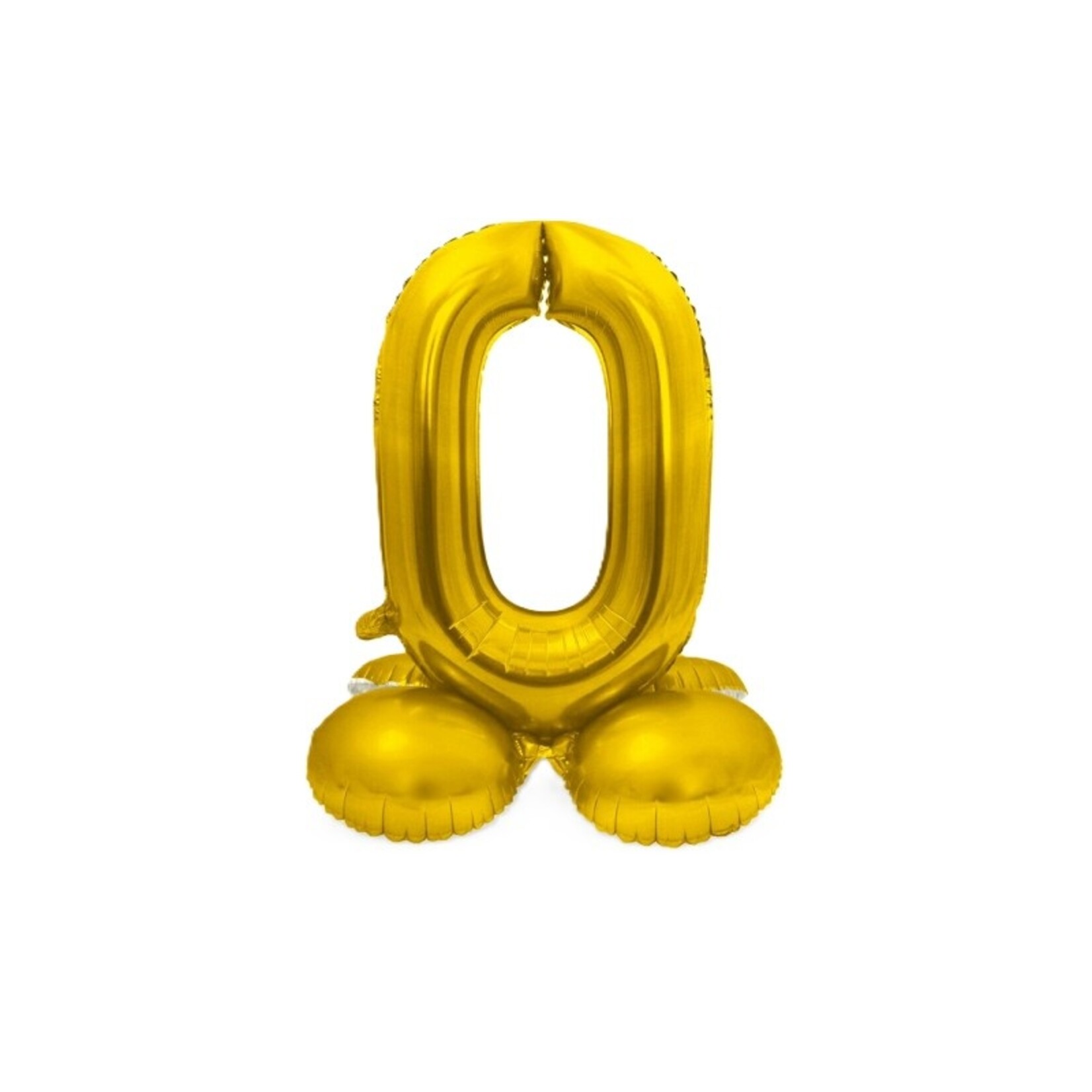 Staande cijferballon 0