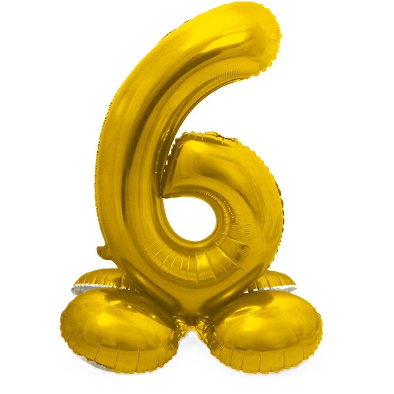 Staande cijferballon 6