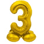 Staande cijferballon 3