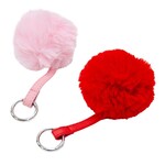 Pompom sleutelhanger
