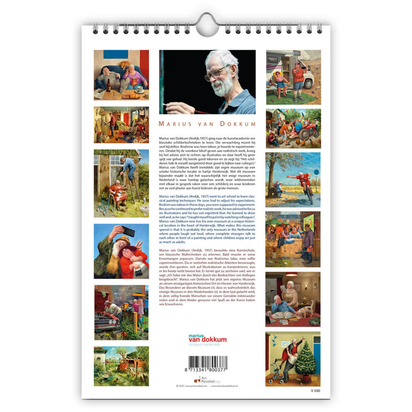 Marius van Dokkum - TURBO 40 verjaardagskalender A4